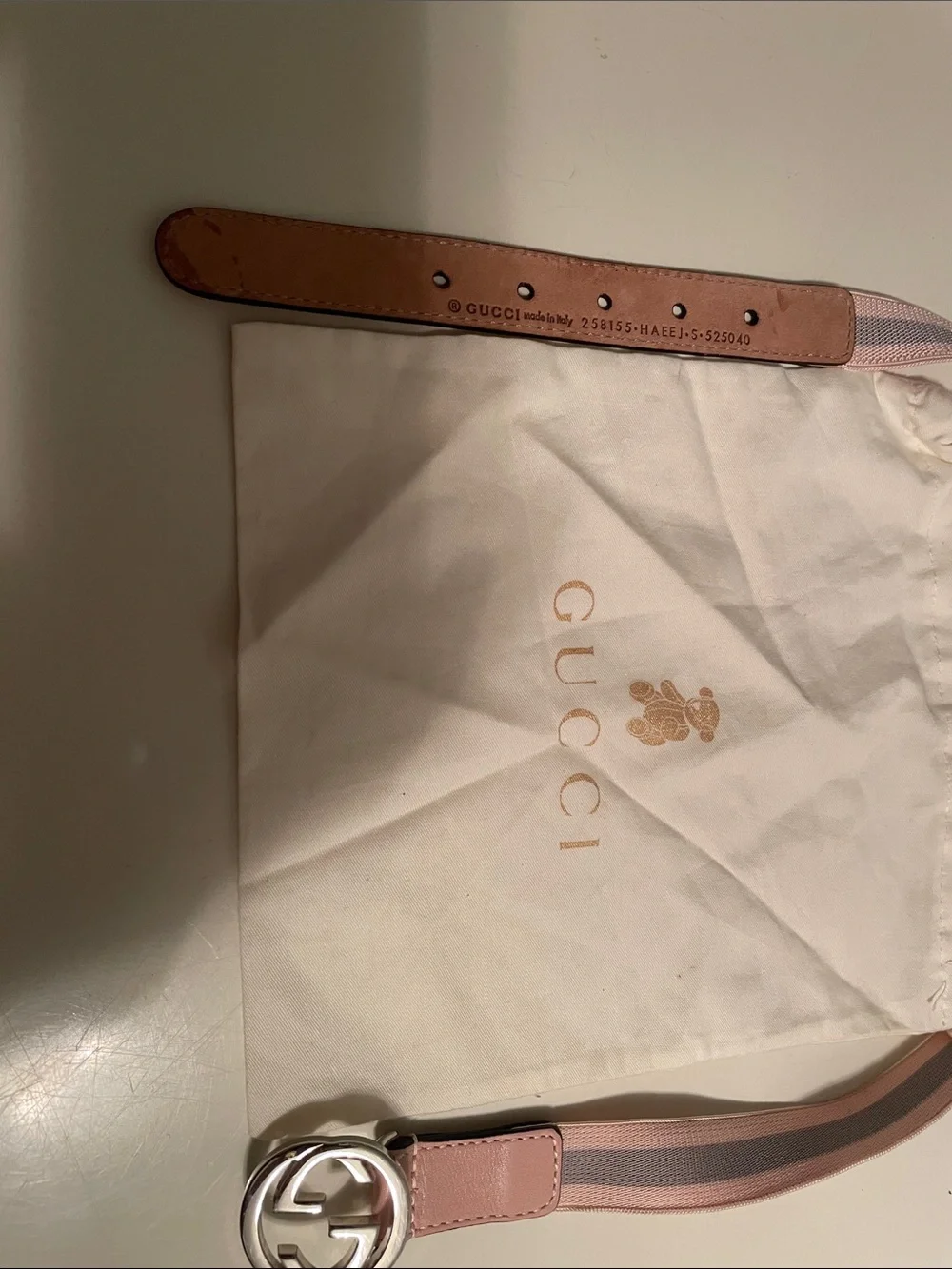 Gucci designer belt